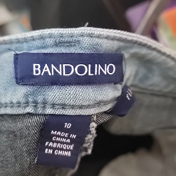 Bandolino Sky Blue Denim Shorts - Picture 3 of 7